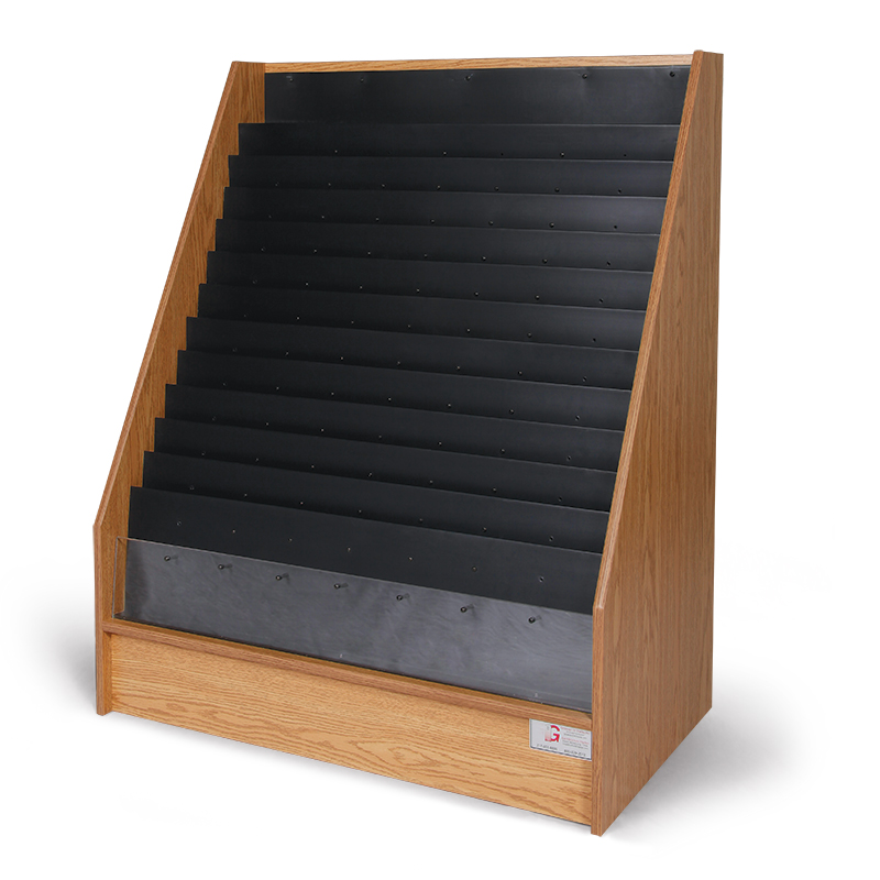 floorstandingliteraturerackoakwood Great Display Company