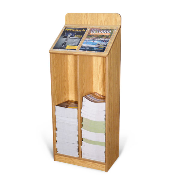  Magazine Rack Floor, Vertical 3 Tier Newspaper Stand